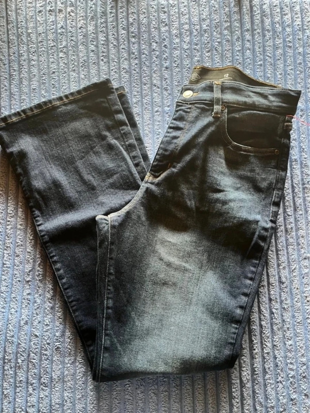St. John's Bay Dark Blue Slim Flare Jeans